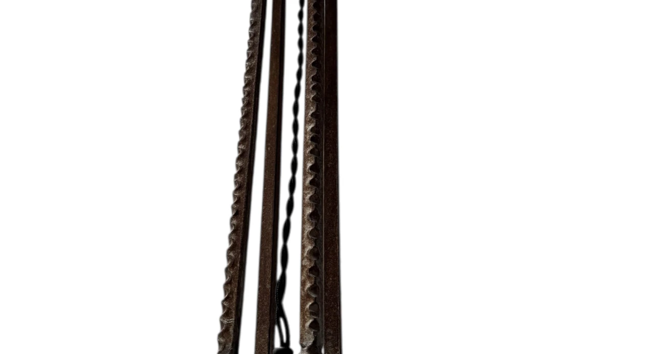 Art Deco Muller Frères Luneville Style Pendant Light, 1930s